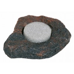 Felsschale mini mini ca.10ml Lava Rock mit Schwamm